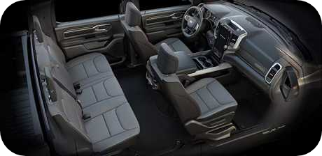 Ram truck interior